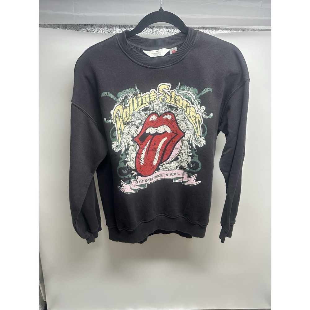 Rolling Stones Graphic Sweatshirt - "It's Only Rock 'N‎ Roll" - Vintage 16/18 HM